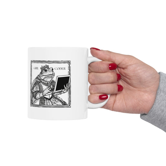 Girl Coder Ceramic Mug