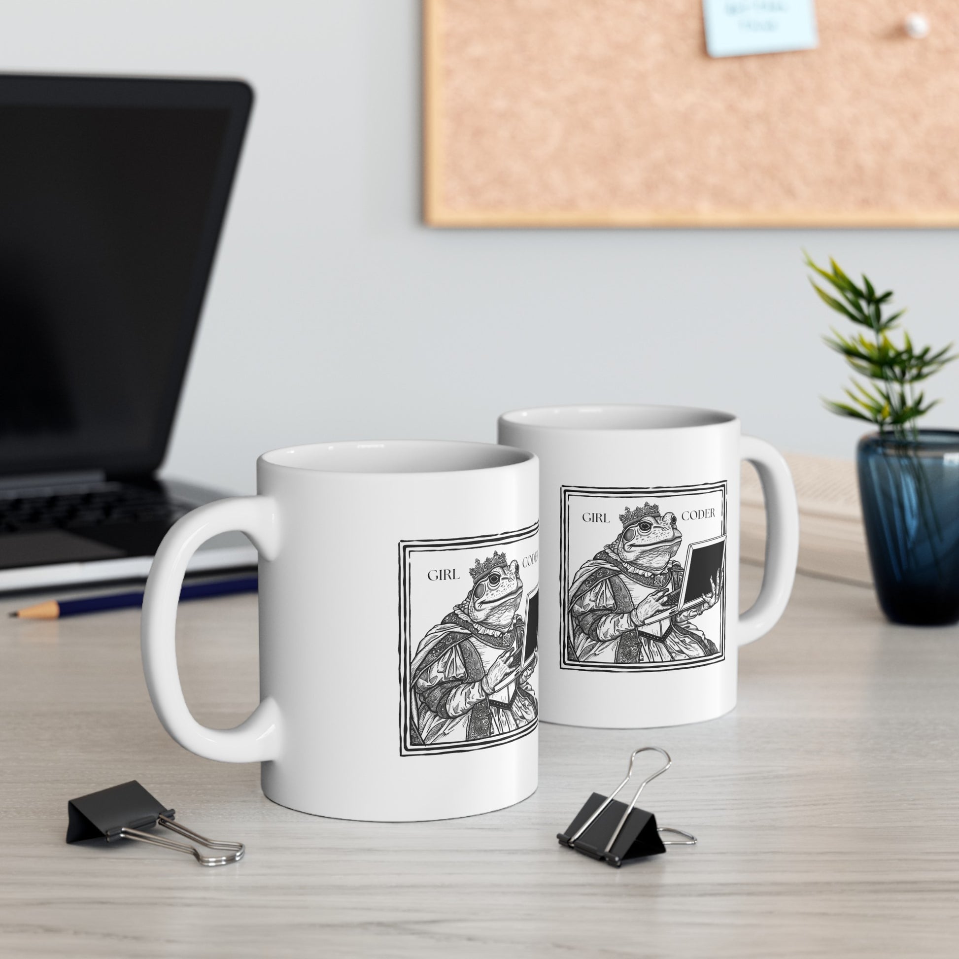 Girl Coder Ceramic Mug 7