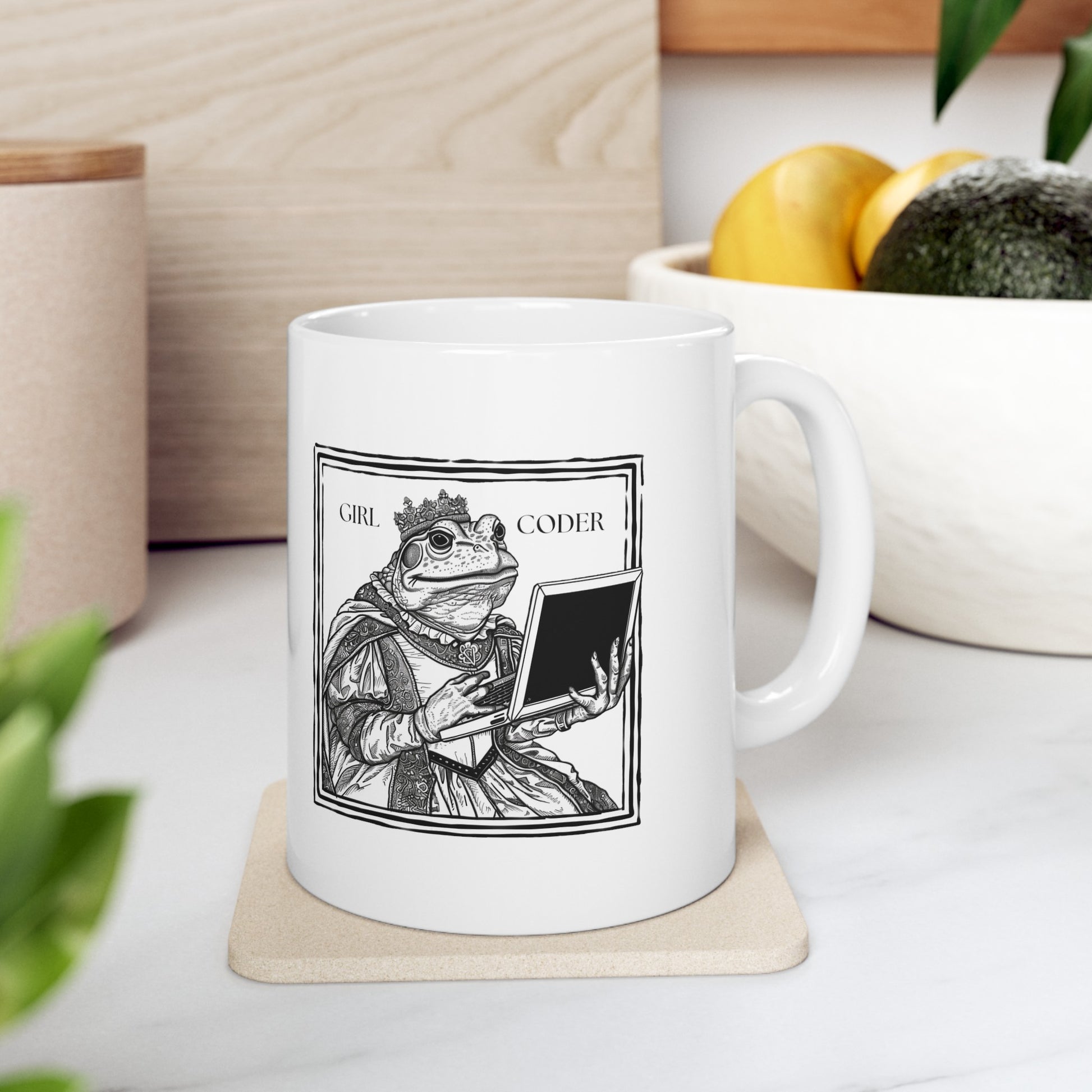 Girl Coder Ceramic Mug 9