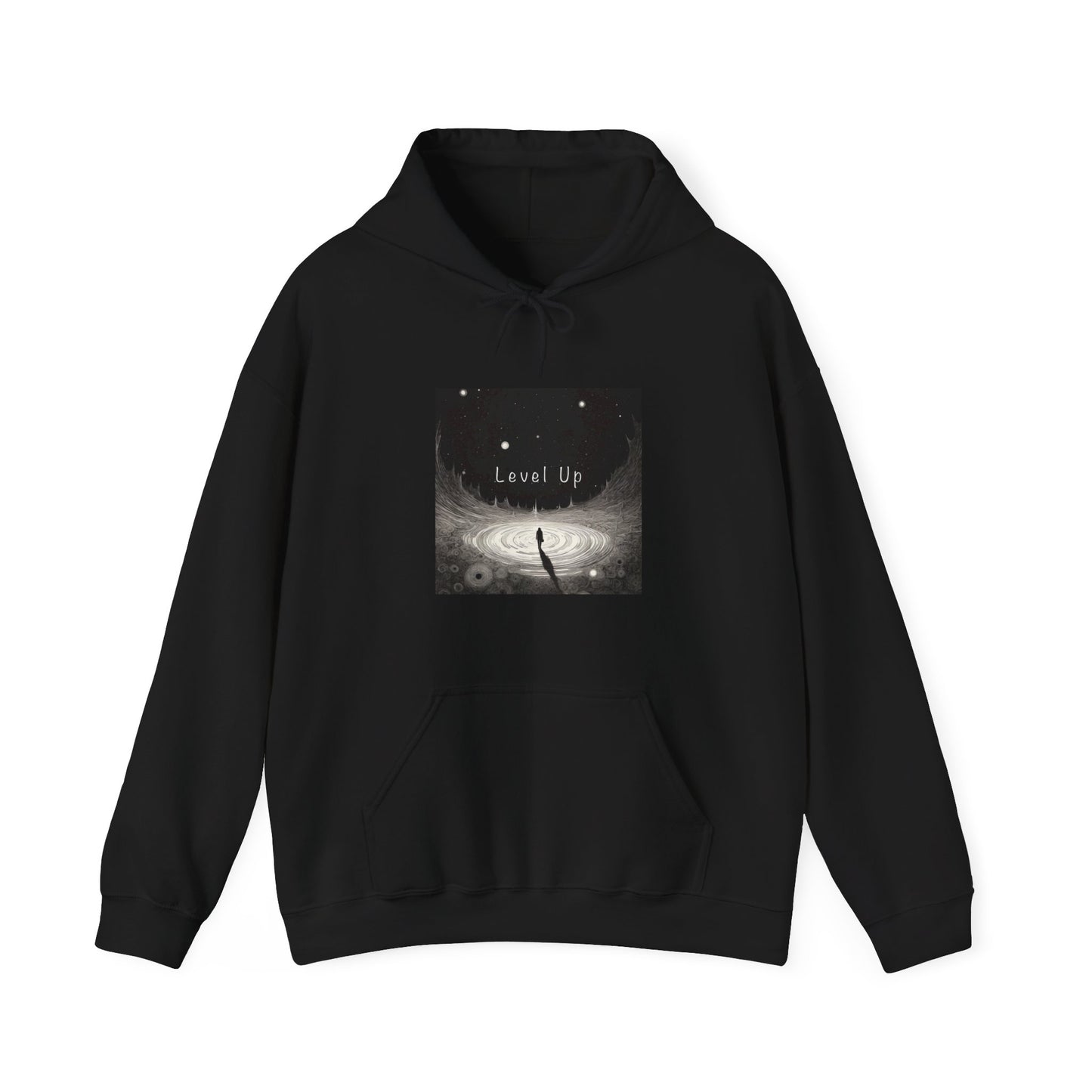 Level Up Hooded Sweatshirt Black