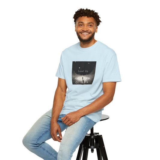 Level Up Man T-shirt Chambray